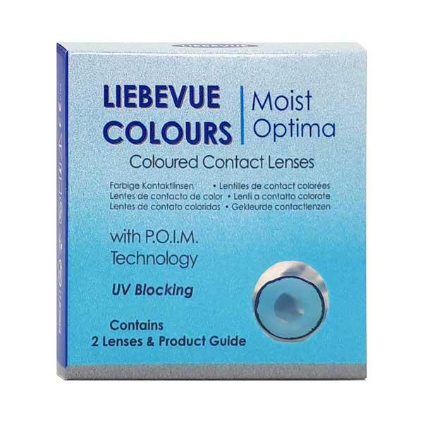 Verpackungsbox LIEBEVUE Farbige Kontaktlinsen - Blue Manson