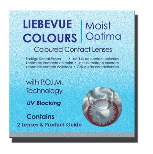 Liebevue Funky Evil Dead – Farbige Kontaktlinsen – Cosplay – 3 Monate – 2 Stück