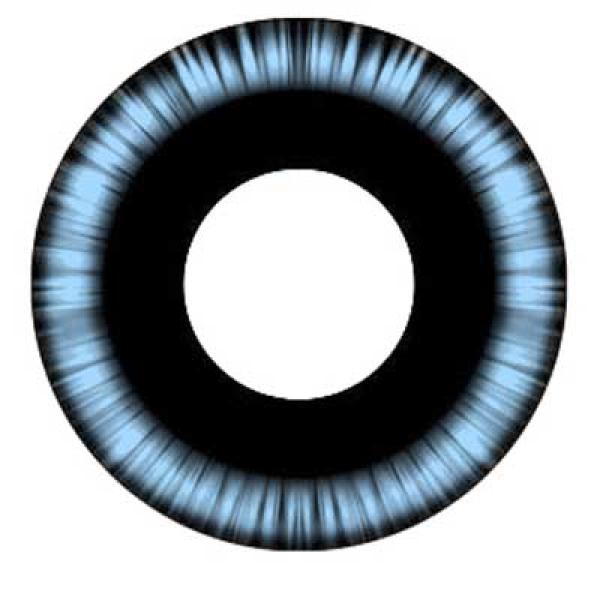 Coloured contact lenses costume contacts LIEBEVUE Manga Blue colour pattern
