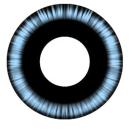 Liebevue Manga Blue – Blue Coloured Contact Lenses – Cosplay – 3 Months – 2 Lenses